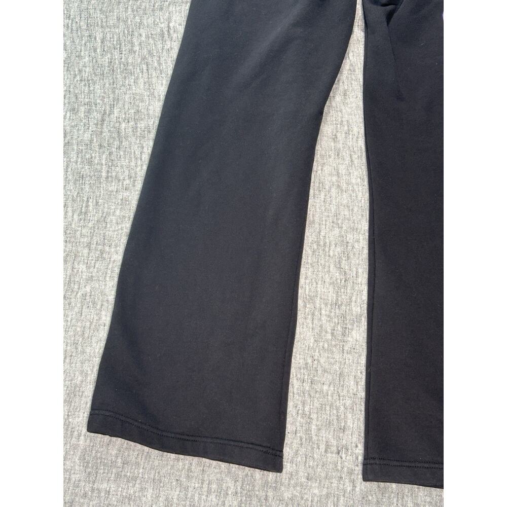 Ed Hardy Sweatpants Womens Large 32" Black Fleece Flare Y2K Tattoo Streetwear - Picture 13 of 15